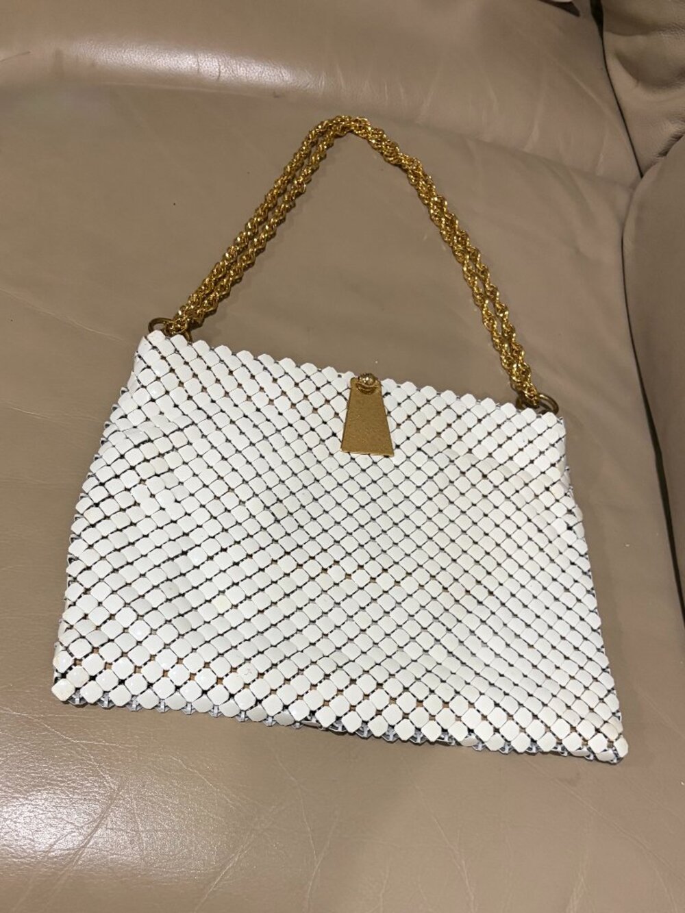 Whiting & Davis vintage shoulder bag